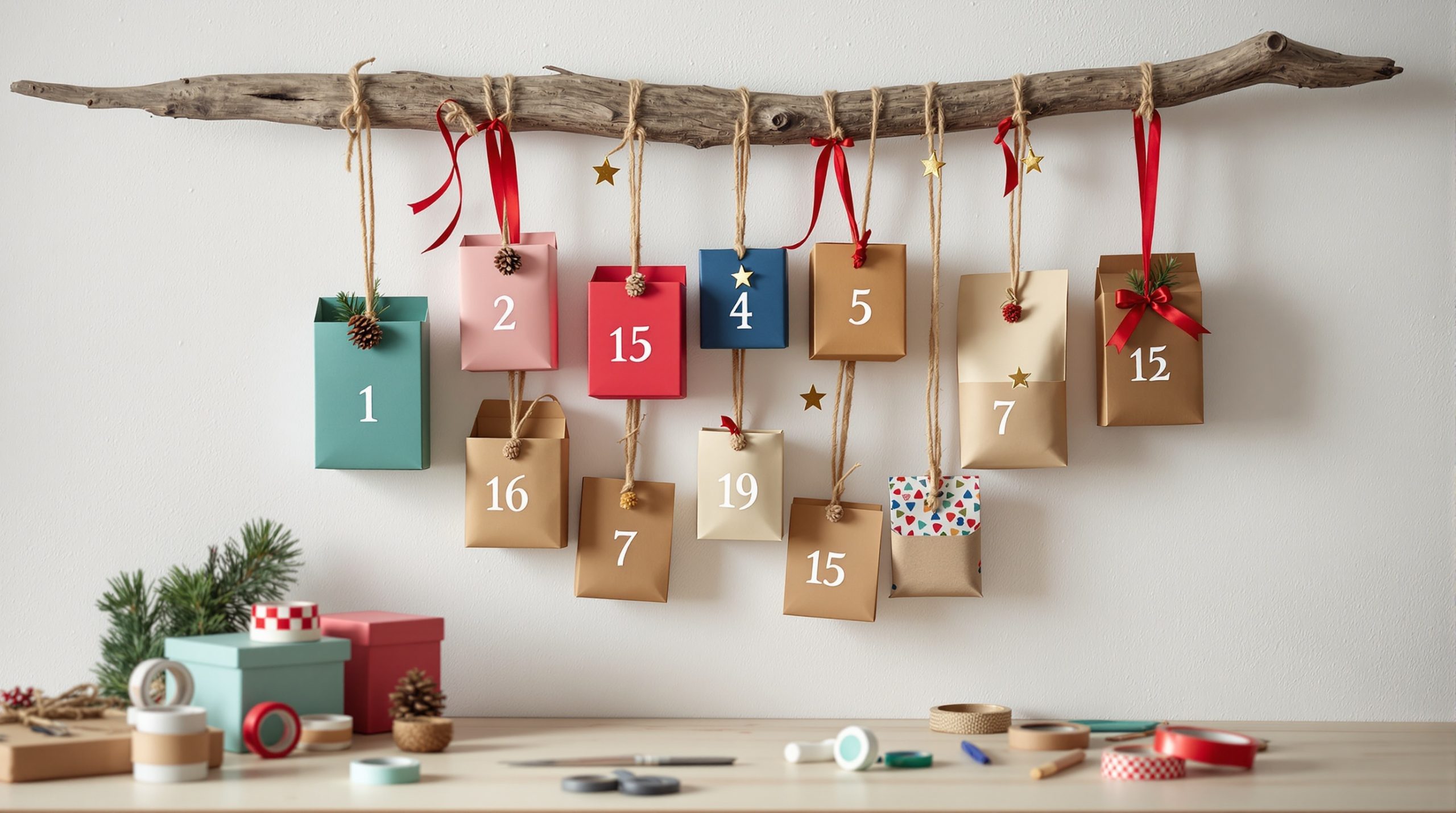 10 idées de calendriers de l'avent DIY pour Noël - Instant Beaute Bien Être