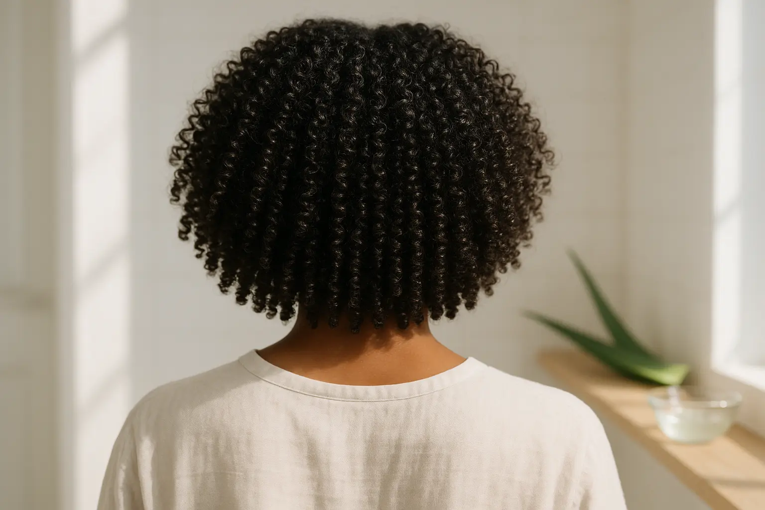 Hydrater & redéfinir boucles (3 étapes + ingrédients) - Instant Beaute Bien Être